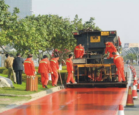 四川沥青路面施工客户见证